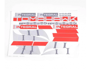 FMS Integral 80mm EDF Jet Decal Set - Red  